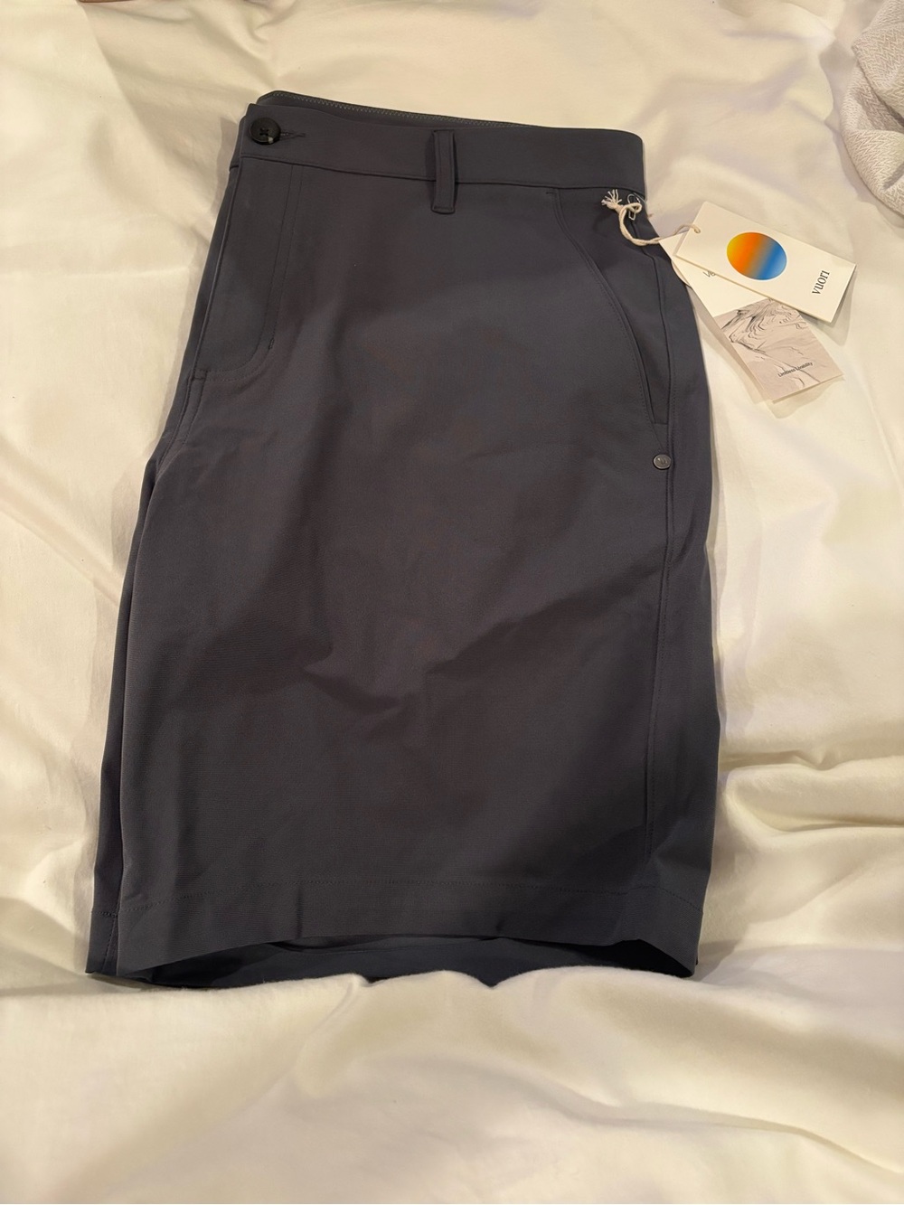 Vuori Charcoal Performance Shorts with Tag